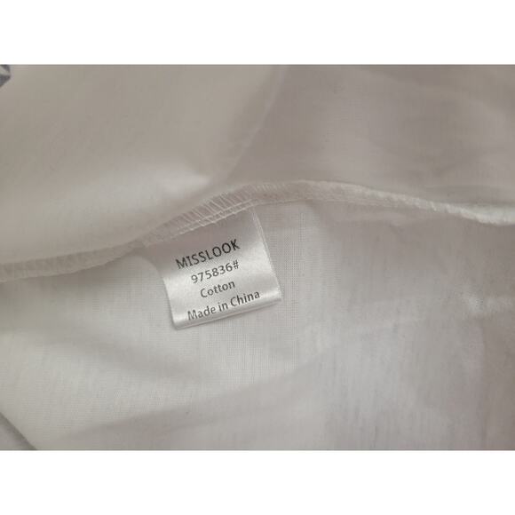 Miss Look Large Stretchy Not All Who Wander Are Lost Long Sleeve T-Shirt Black - Picture 3 of 4